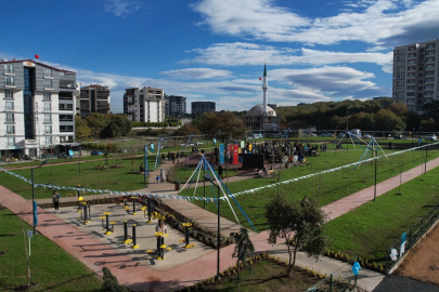 Bursa Nilüfer'de Kardelen Parkı ve Koşu Yolu açıldı