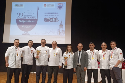 ESBAŞ aşçıları uluslasarası yarışmadan altın ünvanlarla döndü.