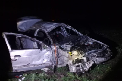 Aniden yola çıkan domuz'a çarptı, feci kaza felaketle bitti: Korkunç kazada can kaybı var!