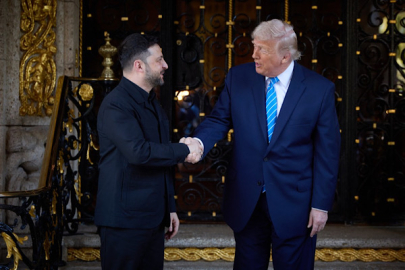 Zelenski ve Trump Florida'da bir araya geldi