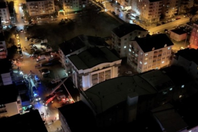 Görükle' de korkutan otel yangını