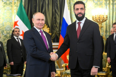 Putin, Suriye Cumhurbaşkanı Şara ile bir araya geldi