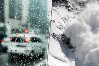 Meteoroloji’den sağanak ve çığ uyarısı