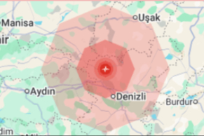 Denizli de 5.1 Deprem Meydana Geldi.