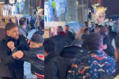Kapalı Çarşı’da meydan kavgası onlarca kişi birbirine girdi