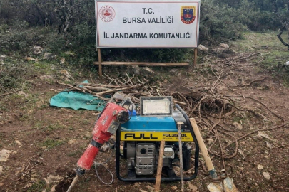 İznik’te kaçak kazıya suçüstü