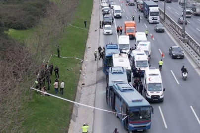 İstanbul'da 4 cezaevi aracı kaza yaptı
