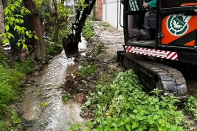 İnegöl ’de sulama kanalı temizliği​​​​​​​