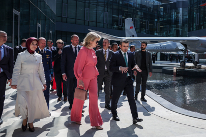 Belçika Kraliçesi Mathilde, Baykar’ı ziyaret etti