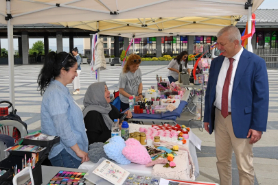 Osmangazi Belediyesi kadın üreticilerin yanında