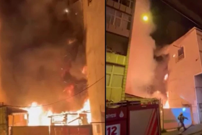 İstanbul Esenler 'de bir depoda çıkan yangın, 3 binaya sıçradı