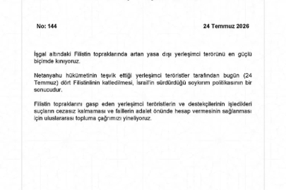 Dışişleri'nden İsrail'e sert tepki