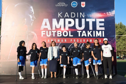 Türkiye'nin ilk kadın Ampute takımı Gaziantep'te