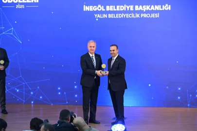 İnegöl Belediyesi’nin “Yalın Belediyecilik” Projesine Ödül