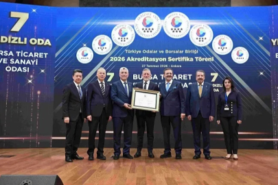 BTSO’nun hizmet kalitesine 7 yıldızlı akreditasyon belgesi