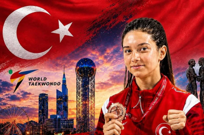 Milli taekwondocu Eslin Göktepeli 'den Gürcistan'da bronz madalya