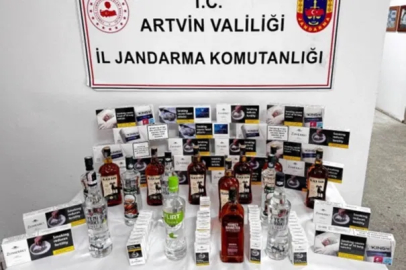 Artvin İl Jandarma Komutanlığı ekiplerinin kaçakçılıkla mücadelesinde 10 gözaltı!