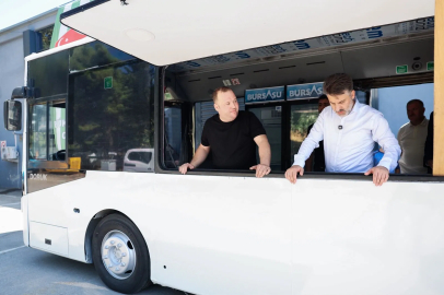 Bursa Büyükşehir Belediyesi olası afetlere hazırlık planı kapsamında iki yeni mobil araç geliştirdi