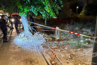 Tarihi Side Antik Kenti’nde yürekleri ağza getiren olay