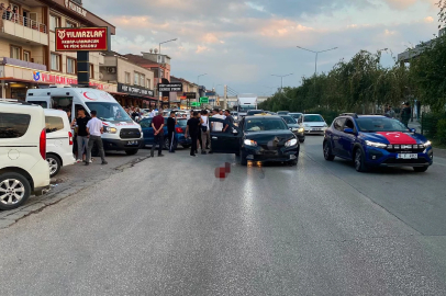 İnegöl'de feci kaza: Motosikletli çift ölümden döndü