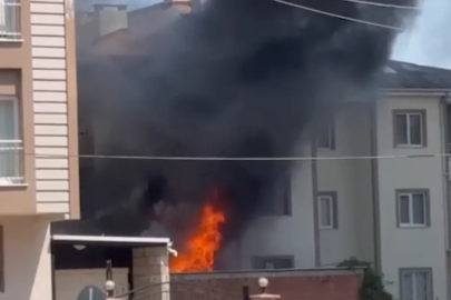 İnegöl'de korkutan yangın: Alevler bitişik apartmana sıçradı
