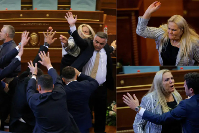 Kosova Meclisi’nde Şok Anlar! Başbakan Kurti’ye Yumurtalı Protesto