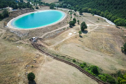 Gemlik’te il geneline destek verecek sulama tesisi kısa sürede yüzde 80 tamamlandı