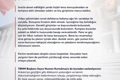 CHP Edirne Milletvekili Ahmet Baran Yazgan,dan 'dokunulmazlık' açıklaması