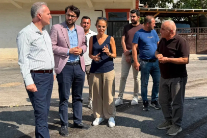 İnegöl Belediye Başkanı Alper Taban çalışmaları yerinde inceledi