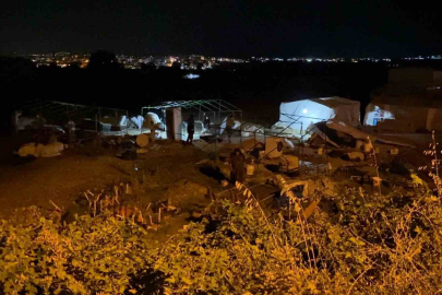 İnegöl'de Mevsimlik işçilerin konakladığı Çadır kentte kavga: 6 kişi yaralandı
