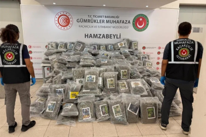 Ticaret Bakanlığı Gümrükler Muhafaza ekiplerinden uyuşturucu kaçakçılığına darbe