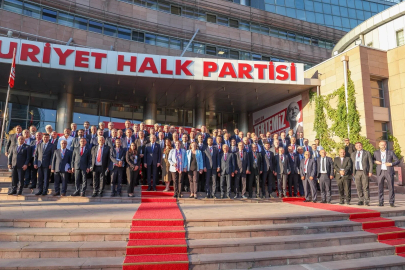 CHP’nin 81 il başkanı, Ankara’daki Genel Merkez’de bir araya gelerek ortak açıklama yaptı
