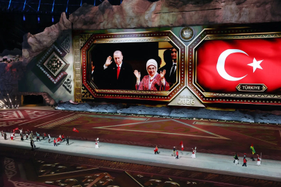 Cumhurbaşkanı Erdoğan: Kırgızistan'da Dünya Göçebe Oyunları'nın açılışı törenine katıldı