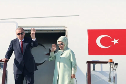 Cumhurbaşkanı Erdoğan, Şanghay İş Birliği Teşkilatı Zirvesi'ne katılmak üzere Kırgızistan’a gitti