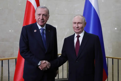 Cumhurbaşkanı Erdoğan, Bişkek'te Putin ile görüştü