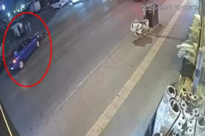 Bursa’da kurye motosikleti devrildi, manevra yapan otomobile çarptı: 1 yaralı