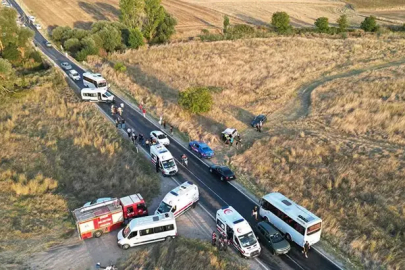 Edirne’de zincirleme kaza: 6 kişi yaralandı