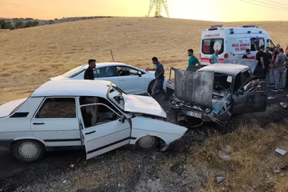 Adıyaman’da iki otomobil çarpıştı: 8 yaralı