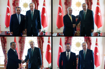 Cumhurbaşkanı Erdoğan, 4 büyük kulübün başkan ve yöneticilerini kabul etti